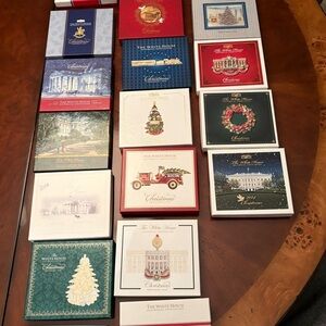 White House Historical Association Ornament Collection - Red, Blue, Green, Gold